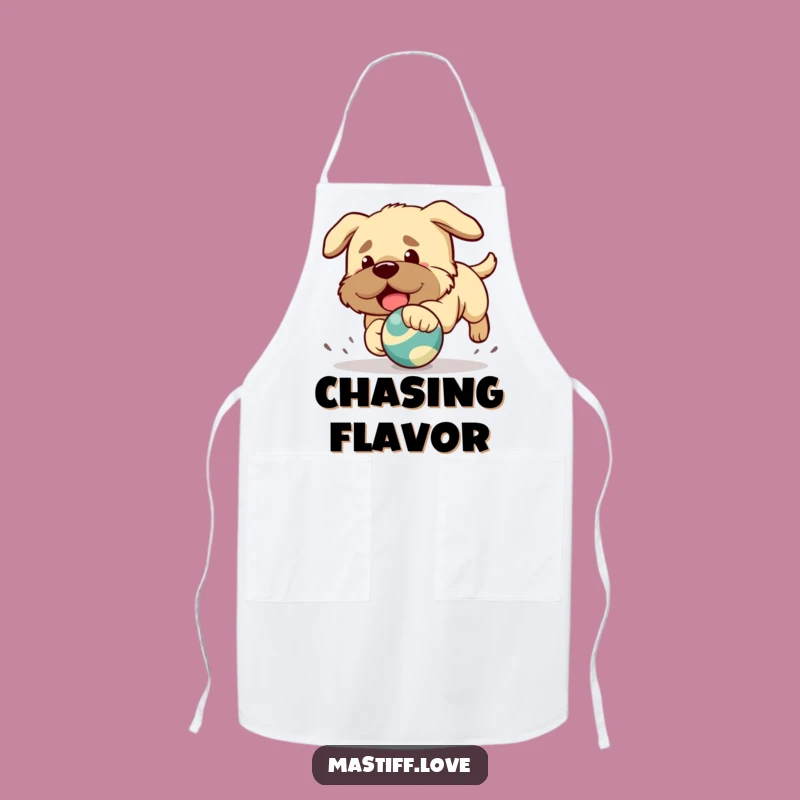 Funny Mastiff Apron: Cook with Kawaii Fun, Puppy Playtime, Gift