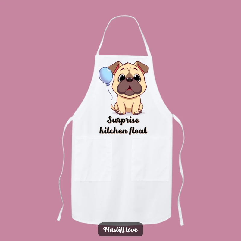 Funny Surprised Mastiff Apron - Hilarious Kitchen Wear for Innocent Cooks!