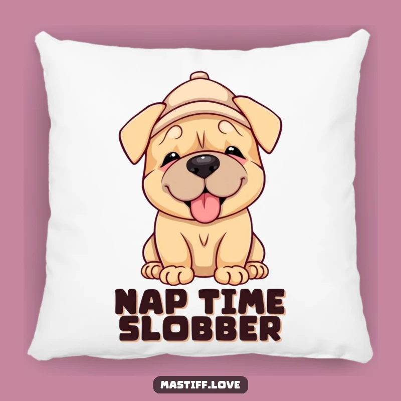 Funny Mastiff Puppy Hat Pillow: Cuddle Up With Cute Comfort