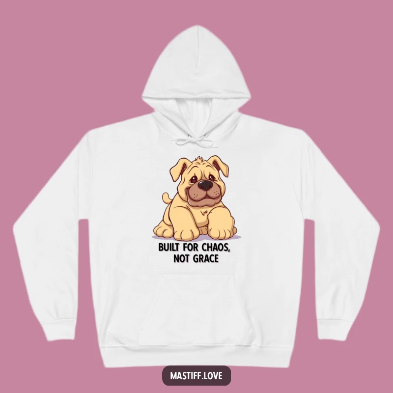 Funny Mastiff Hoodie - Cozy & Comical Tripping Dog Gift for Ultimate Comfort!
