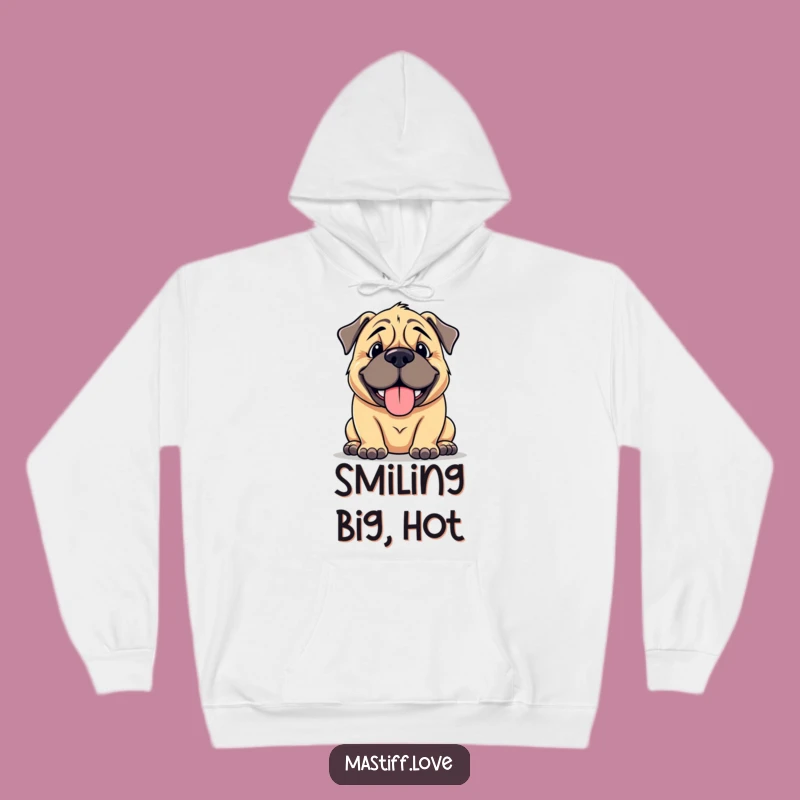 Cozy Funny Mastiff Hoodie: Warm & Hilarious Wear for Cuddly Dog Fans