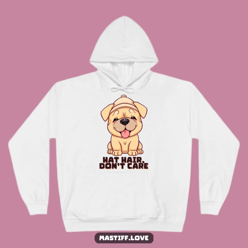 Cozy Funny Mastiff Puppy Hat Hoodie: Ultimate Warm Hug Gift