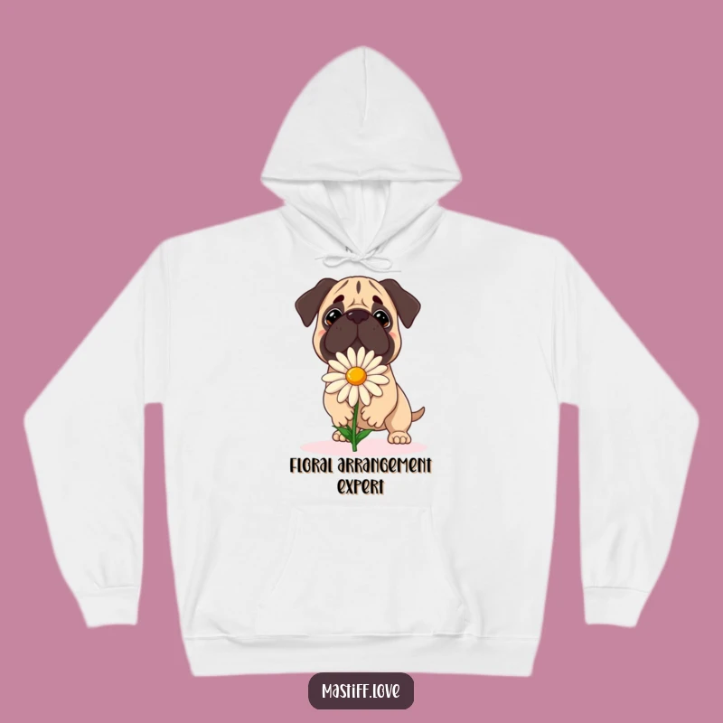 Cozy Balancing Mastiff Daisy Hoodie - Warm & Humorous Gift