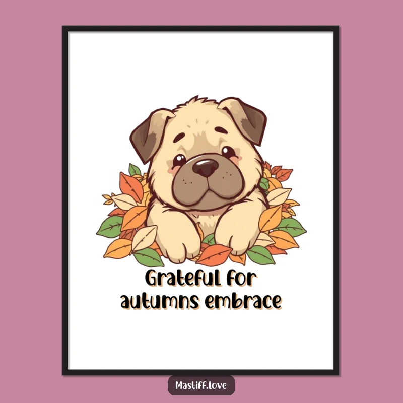 Buried Mastiff Art Free Printable: Comical Dog Downloadable Wall Decor!