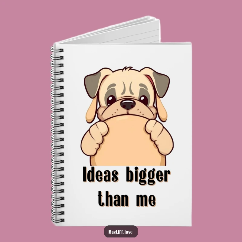 Funny Kawaii Mastiff Notebook - Jot Down Fun, Adorable Diary