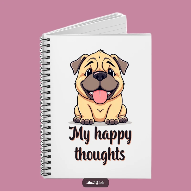 Funny Mastiff Notebook: Hilarious Journal for Goofy Ideas & Happy Thoughts