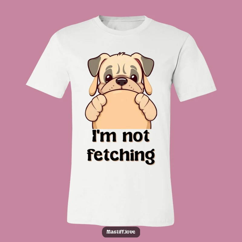 Funny Kawaii Mastiff T-Shirt - Giant Toy Trouble, Hilarious Dog Lover Tee